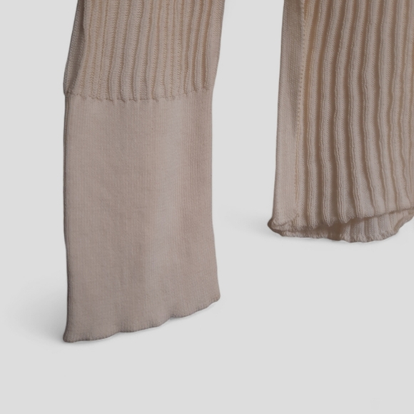 2011 MAISON MARTIN MARGIELA Deep Plunge V-Neck Knit Collared Sweater Stretch M - Picture 2 of 10